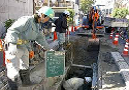 下水道管埋没工事